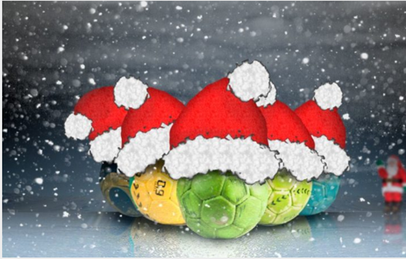 Weihnachten Handball